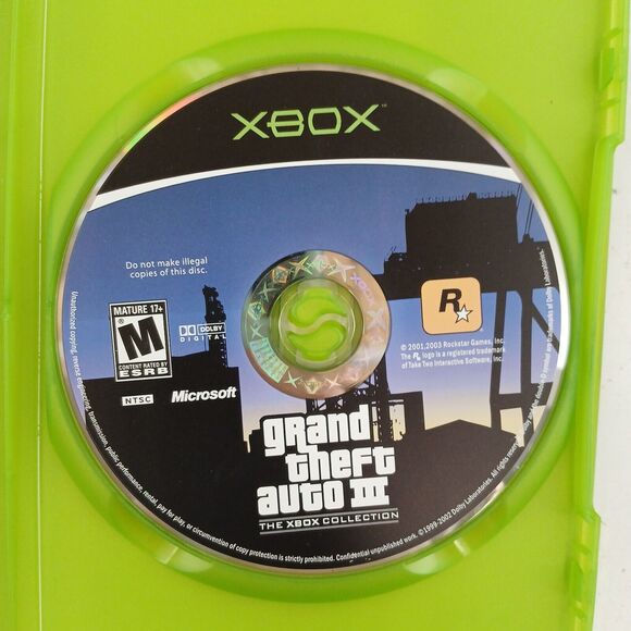 Lot of 2 Grand Theft Auto San Andreas / GTA III & Vice City The Xbox Collection - Picture 10 of 16